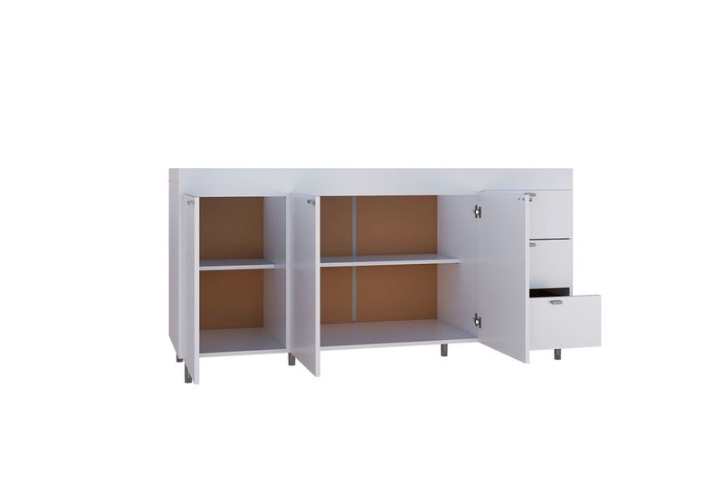 Bajo Mesada Orlandi 4000 160x80x47 cm Blanco_0000_Bajo 160 - abierto - BLANCO