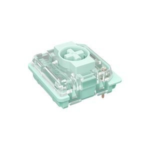 Gateron KS-33 - Interruptores de teclado táctiles de jade de perfil bajo 2.0, verde claro, 3 pines