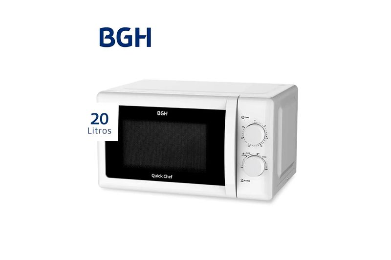 Horno Microonda BGH 20Lts B120M20I Blanco