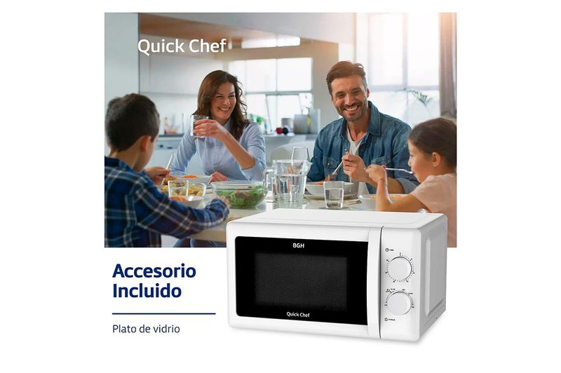 Horno Microonda BGH 20Lts B120M20I Blanco