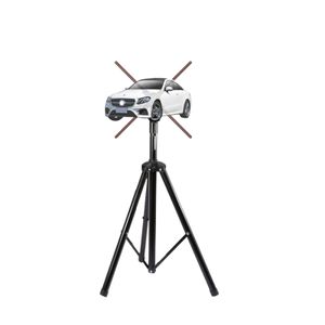 Hologram Fan Stand with Multi-Function Base, Height 39.4 to 69 Inch, 150 Pounds Load-Bearing for A