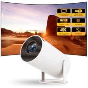 HY300 Pro 2024 Proyector actualizado, mini proyector inteligente con WiFi y Bluetooth, nativo 1080P,
