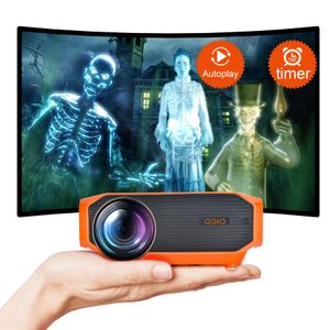 AAXA HP4 Proyector de hologramas de Halloween, para ventanas embrujadas, AutoPlay(tm), temporizador