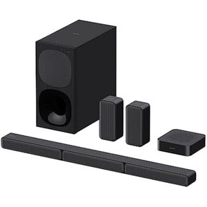 Sony HT-S40R 5.1ch Sistema de barra de sonido de cine en casa, negro