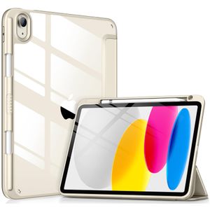 DTTOCASE - Funda para iPad de 10.ª generación de 2022, 10.9”, reverso transparente y marco de