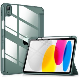 DTTOCASE - Funda para iPad de 10.ª generación de 2022, 10.9”, reverso transparente y marco de