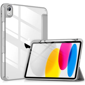 DTTOCASE - Funda para iPad de 10.ª generación de 2022, 10.9”, reverso transparente y marco de