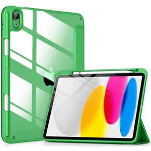 DTTOCASE - Funda para iPad de 10.ª generación de 2022, 10.9”, reverso transparente y marco de