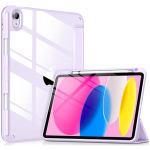 DTTOCASE - Funda para iPad de 10.ª generación de 2022, 10.9”, reverso transparente y marco de