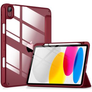DTTOCASE - Funda para iPad de 10.ª generación de 2022, 10.9”, reverso transparente y marco de
