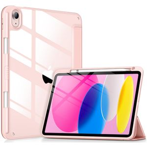 DTTOCASE - Funda para iPad de 10.ª generación de 2022, 10.9”, reverso transparente y marco de