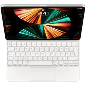 Apple Magic Keyboard, para iPad Pro de 12.9 pulgadas, 5.ª generación, danés, color blanco
