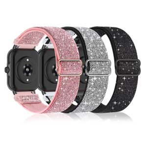 Paquete de 3 correas elásticas de nailon compatibles con Amazfit GTS/GTS 2/GTS 2e/GTS 2 mini/GTS