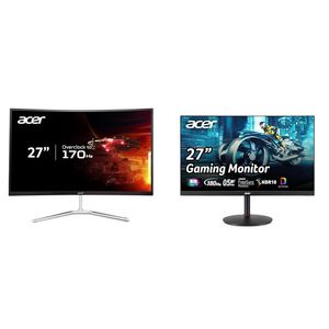 acer Nitro 27" WQHD 2560 x 1440 1500R Monitor curvado para juegos de PC y Nitro 27" WQHD