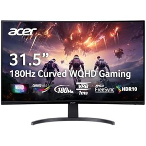 Acer Nitro Monitor curvado para juegos de PC de 31.5 pulgadas FHD 1920 x 1080 1500R | AMD FreeSync