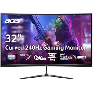 Nitro by Acer Monitor de juegos para PC Curve de 27 pulgadas Full HD 1920 x 1080 1500R | AMD