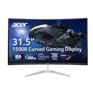 Acer Nitro Monitor curvado para juegos de PC de 31.5 pulgadas FHD 1920 x 1080 1500R | AMD FreeSync