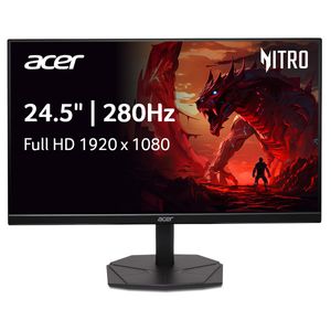 acer Nitro - Monitor para juegos de PC con diseño ZeroFrame de 24.5 pulgadas Full HD 1920 x 1080 |