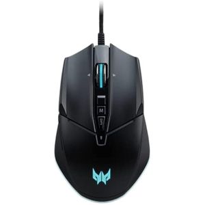 Acer Predator Cestus 335 - Mouse para juegos con sensor PixArt 3370, ajustes de DPI ajustables y
