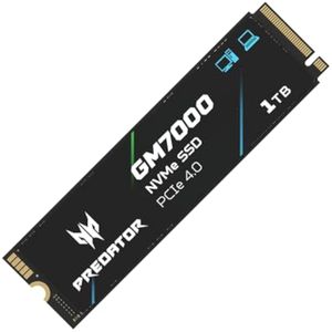 acer Predator GM7000 1TB M.2 SSD 2280 NVMe Gen4 SSD interno para juegos, compatible con PS5 hasta