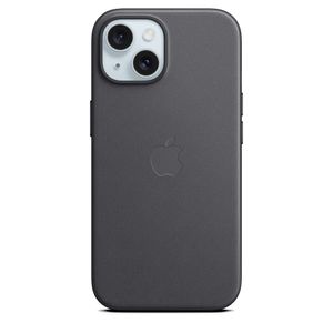 Apple Funda para iPhone 15 FineWoven con MagSafe - Negro