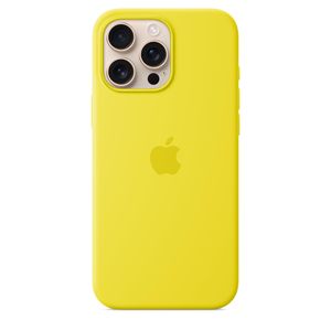 Apple Funda de silicona para iPhone 16 Pro Max con MagSafe y control de cámara, Star Fruit