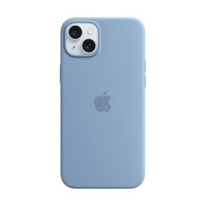 Apple Funda de silicona para iPhone 15 Plus con MagSafe - Azul invierno