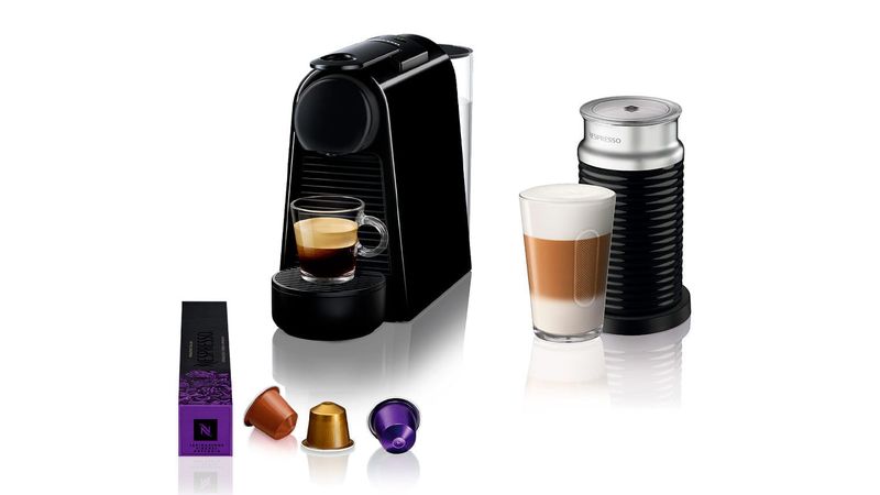 Essenza Mini Black Aeroccino Nespresso A3KD30-AR-BK-NE Pardo