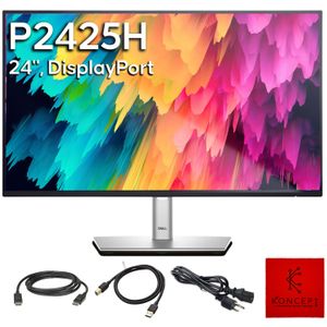 Dell P2425H (P2422H Reemplazo P2422H) Pantalla de monitor de computadora 24" 16:9 IPS Bundle