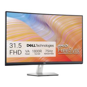 Dell Monitor curvo S3222HN - Pantalla curvada FHD de 31.5 pulgadas (1920 x 1080) 75Hz 4Ms 1800R,