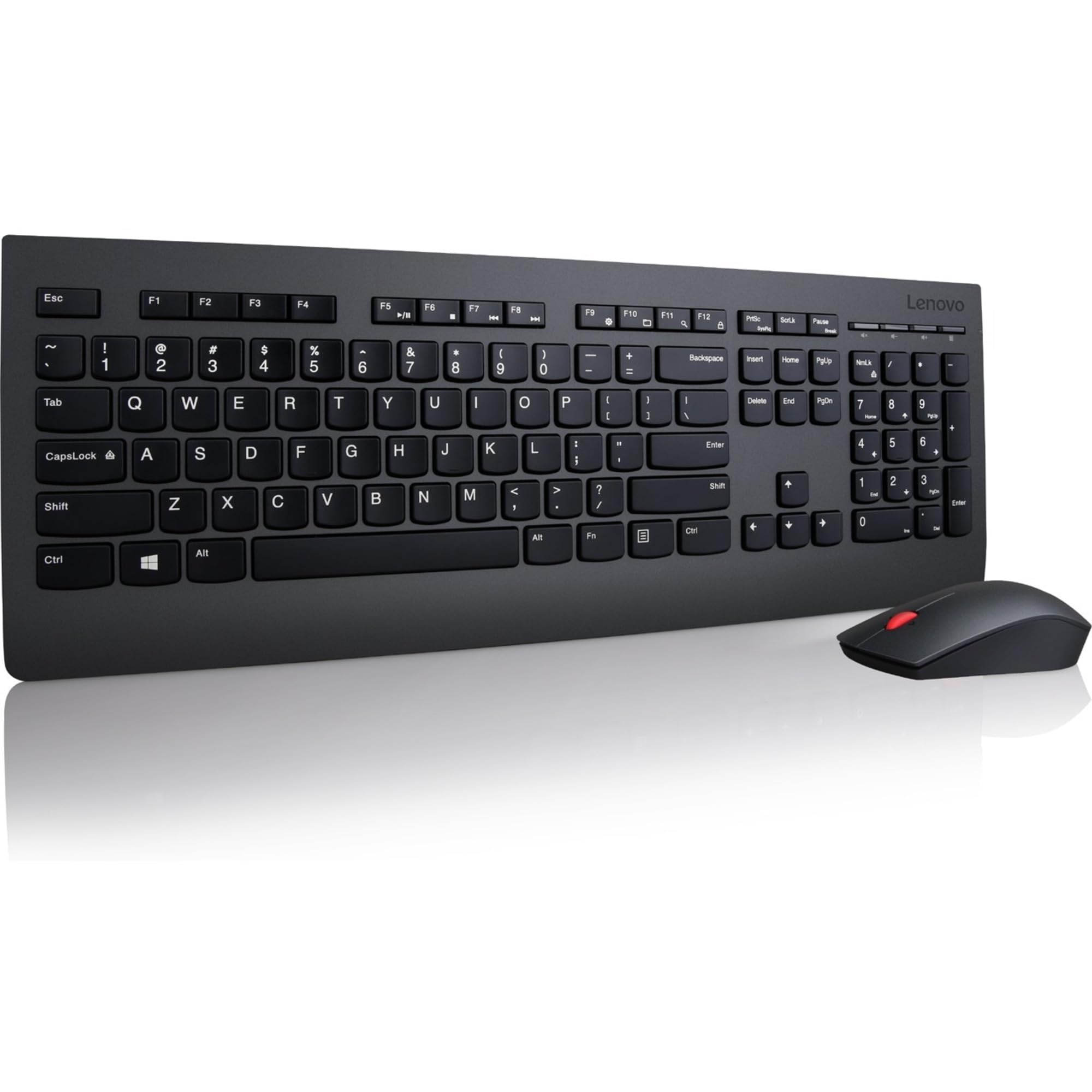 Lenovo Combo profesional de teclado y mouse inalámbricos, receptor