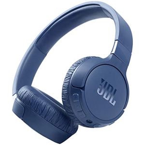 JBL Tune 660NC: Auriculares inalámbricos en la oreja con cancelación activa de ruido, color azul