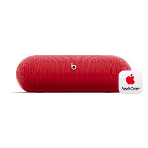 Beats Pill - Altavoz Bluetooth inalámbrico con AppleCare+ (2 años), color rojo