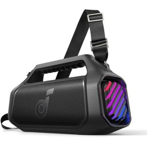 soundcore Boom 2 Plus de Anker, altavoz para exteriores, 140 W, 2+2 canales, BassUp 2.0, tiempo de