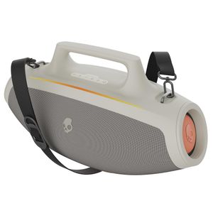 Skullcandy Barrel - Altavoz Bluetooth Boombox – Altavoz portátil inalámbrico resistente al agua, con