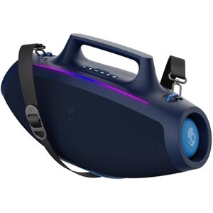 Skullcandy Barrel - Altavoz Bluetooth Boombox – Altavoz portátil inalámbrico resistente al agua, con