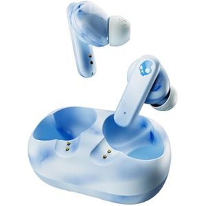 Skullcandy EcoBuds - Auriculares inalámbricos intrauditivos, batería de 8 horas, funda de carga sin