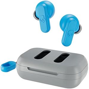 Skullcandy Dime 2 - Auriculares intraurales inalámbricos True Wireless, color gris claro/azul