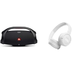JBL Boombox 2 - Altavoz Bluetooth portátil y Tune 510BT: auriculares inalámbricos con sonido