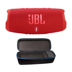 JBL Charge 5 - Paquete de altavoz portátil Bluetooth inalámbrico e impermeable con divvi!, funda