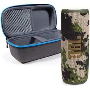 JBL Flip 6 (cuadrado) + paquete con divvi! Funda protectora rígida