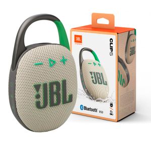 JBL Clip 5 - Altavoz Bluetooth ultraportátil, impermeable y a prueba de polvo, sonido profesional