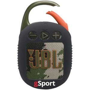 JBL Paquete de altavoces Bluetooth ultra portátiles Clip 5 con funda de silicona gSport (camuflaje