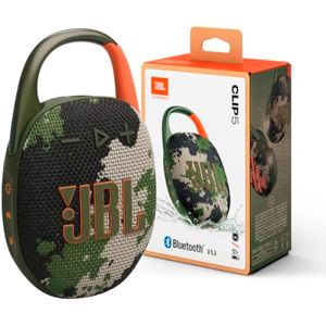 JBL Clip 5 - Altavoz Bluetooth ultraportátil, impermeable y a prueba de polvo, sonido profesional