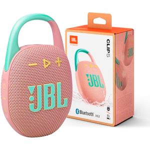 JBL Clip 5 - Altavoz Bluetooth ultraportátil, impermeable y a prueba de polvo, sonido profesional