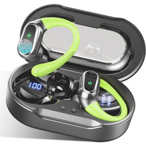 Auriculares inalámbricos, Bluetooth 5.3 2024 deportivos, auriculares Bluetooth con micrófono ENC con