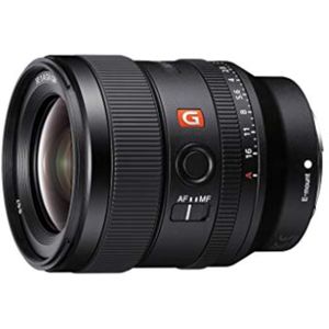 Sony E-mount FE 0.945 in F1.4 GM Lente de gran angular de marco completo (SEL24F14GM), negro