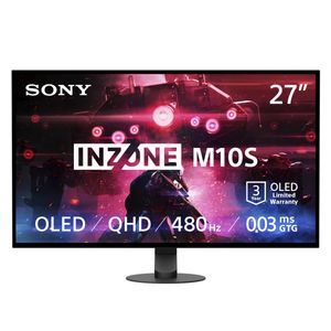 Sony INZONE M10S - Monitor de juegos OLED 1440p de 27 pulgadas 480Hz 0.03 ms, soporte de perfil