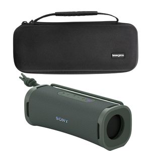 Sony SRSULT10G ULT Field Series Altavoz (gris bosque) Paquete con carcasa rígida de viaje y funda