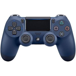 Sony DualShock 4 Wireless Controller - Midnight Blue - PlayStation 4 (Renewed)
